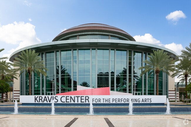Kravis Center is the main hub for arts and events in West Palm Beach.