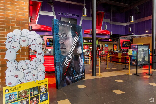AMC Theater provides residents of Shiloh with the latest cinematic movies.