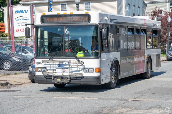 Locals use SRTA bus transportation to connect to other cities from Clasky Park.
