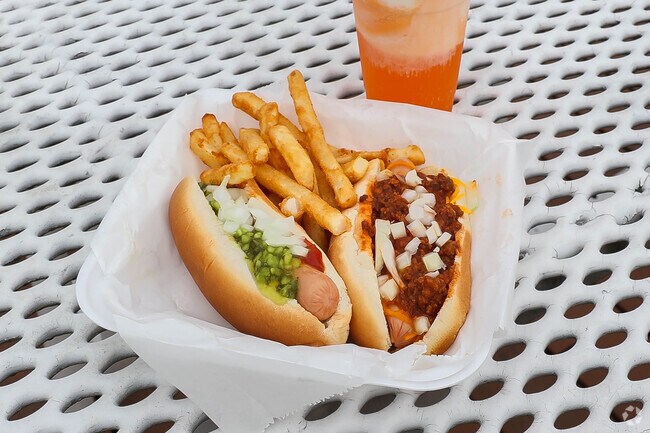 Coney Express has a wide variety of toppings to fit your taste in Fairfield Terrace/Belmont.