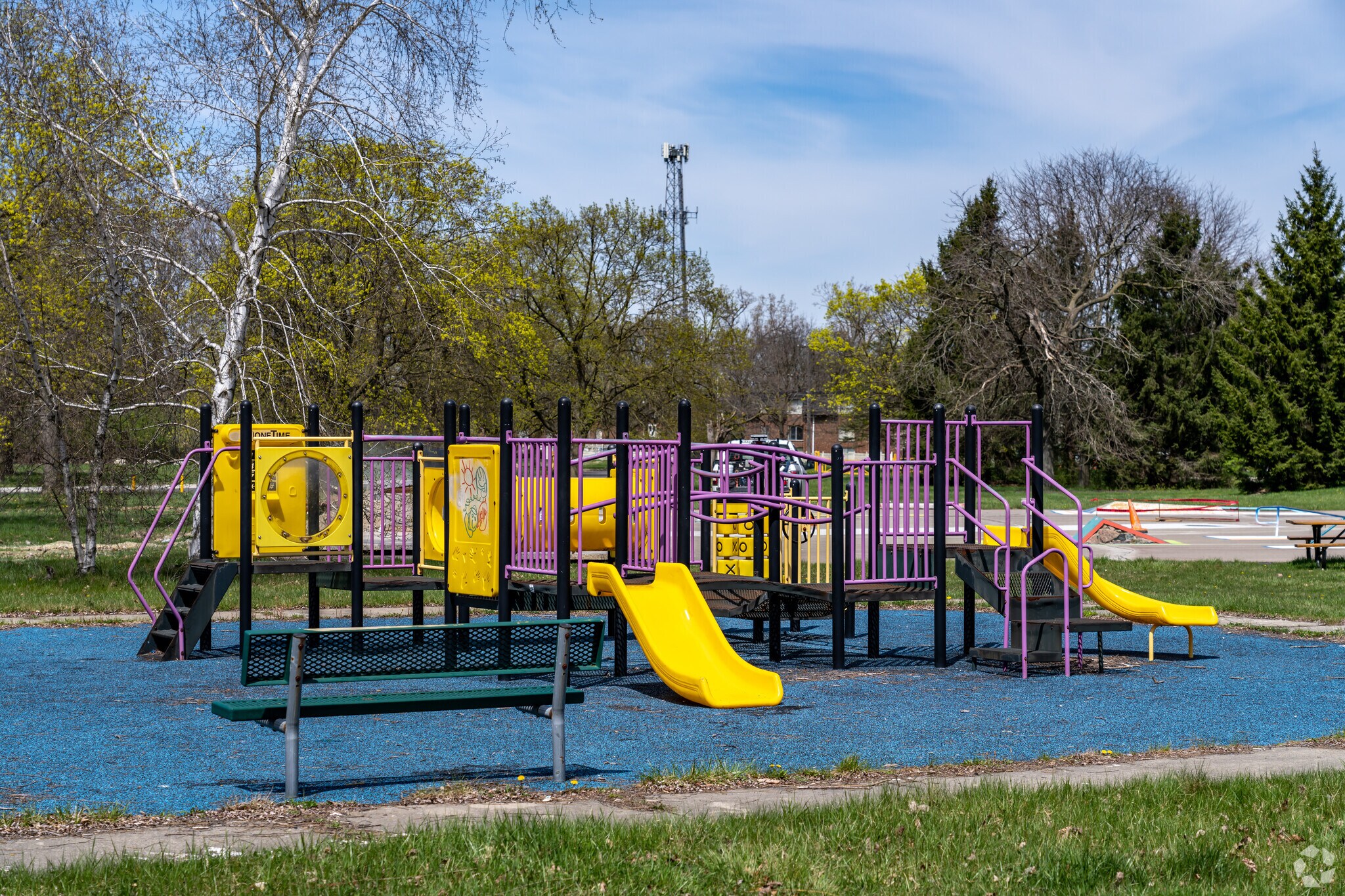 Kids will enjoy playing for hours outdoors at Eliza Howell Park.