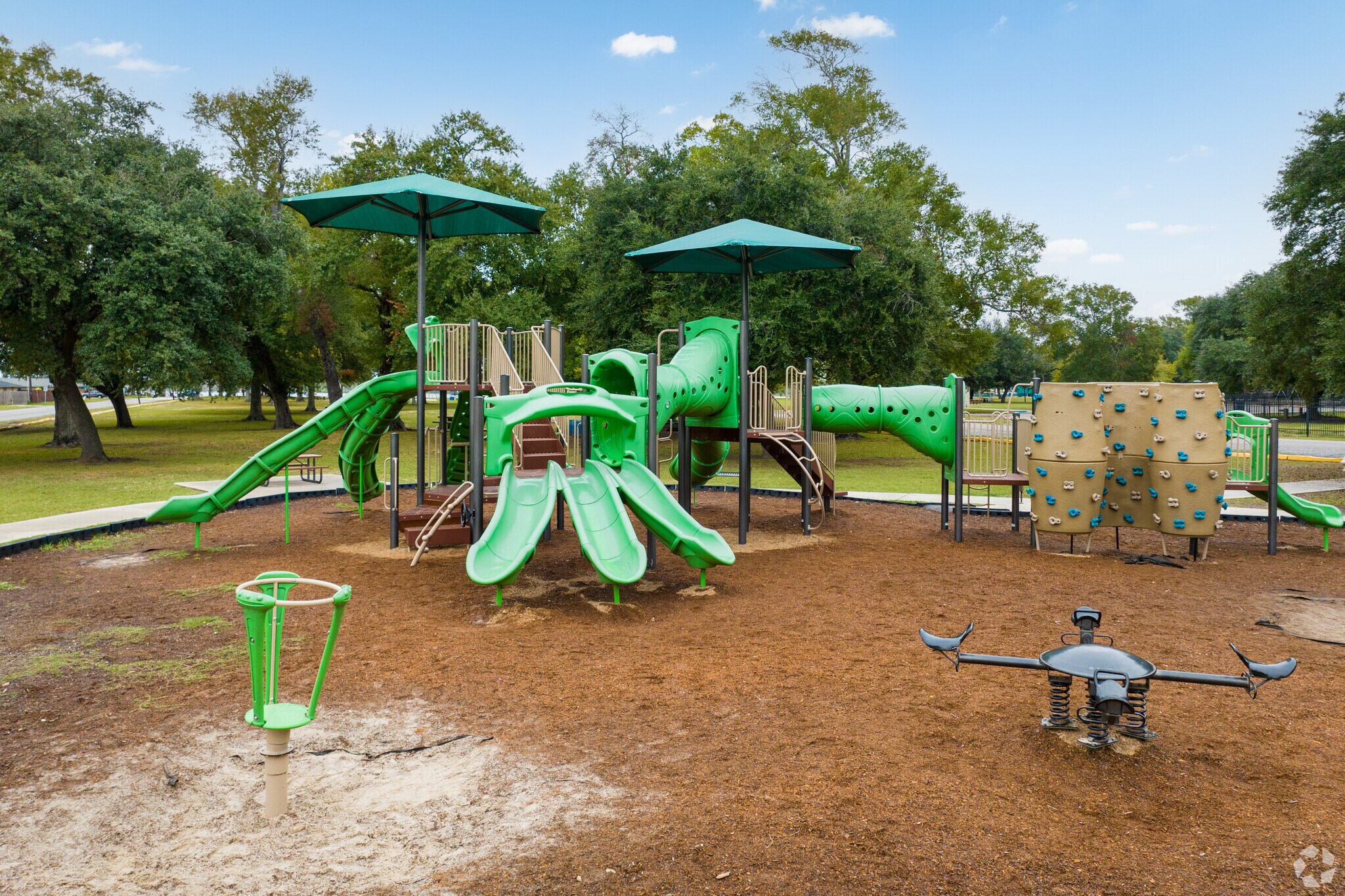 Enjoy the trails and playscapes of Port Neches Park.