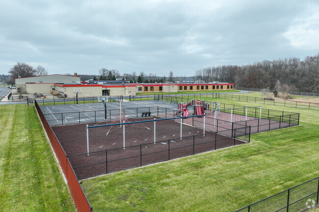 Enjoy the playground at Jane Ball Elementary.