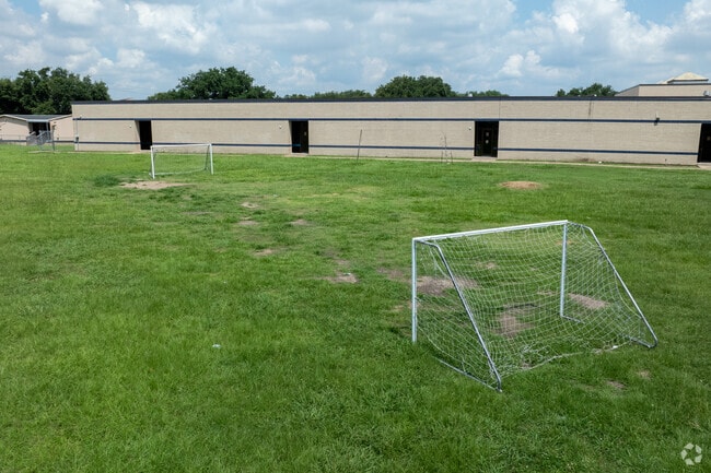 Landis Elementary School's sports field invites students to engage in active play