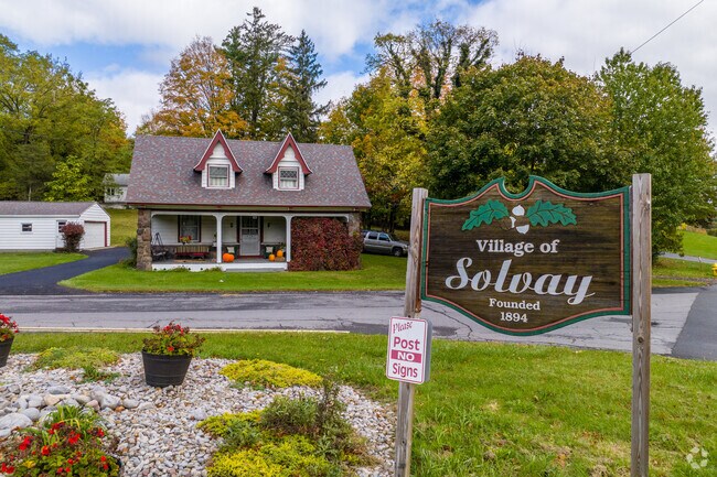 Solvay boasts multiple classy neighborhoods with a modest twist and hometown feel.