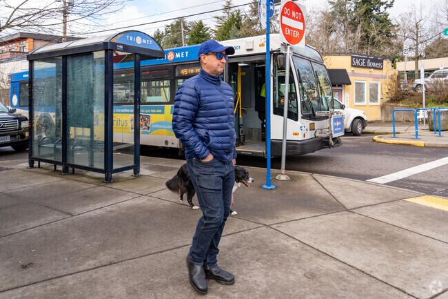 The Hayhurst neighborhood has several public transportation options.