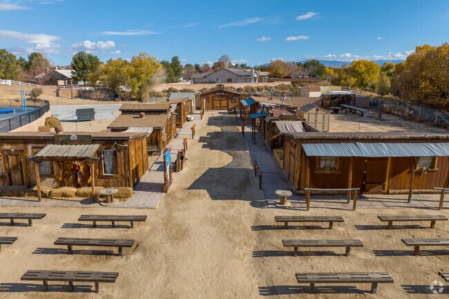 Academy for Academic Excellence has a reenactment of old west life in their Pioneer Town.