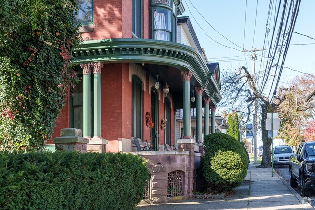 Old-world craftsmanship can still be seen in many of Heidelberg's homes.