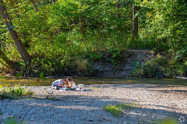Nora-Far Northside's Marrott Woods Nature Preserve is a great place for a picnic.