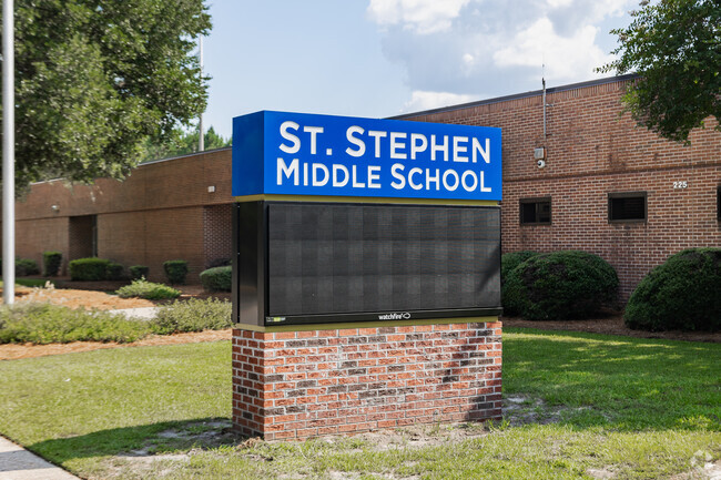 St. Stephen Middle School is located in Saint Stephen, South Carolina.