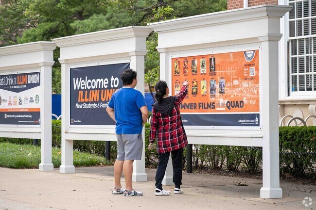 The University of Illinois is a public university located near the Crystal Lake area.