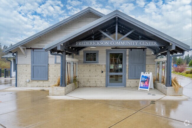 The community gathers for performances at the Frederickson Community Center.