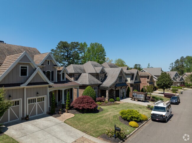 Some Craftsman-inspired homes in Big Creek Georgia.