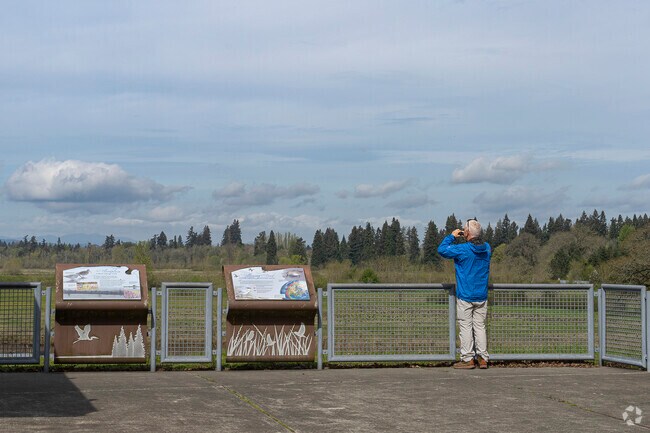 Bird watching at Tualatin River National Wildlife Refuge.