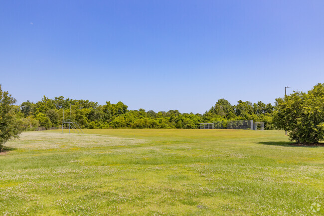 Athletic fields at Derenne Middle School located in Savannah, GA.
