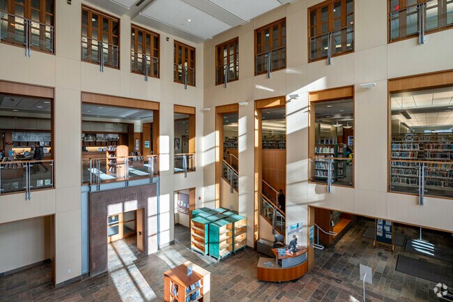Interior of Thomas Crane Public Library