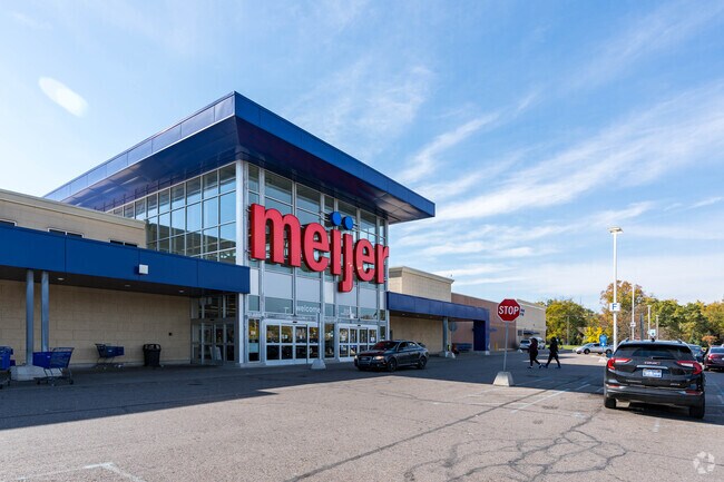 Meijer supermarket nourishes the community of Miller Grove.