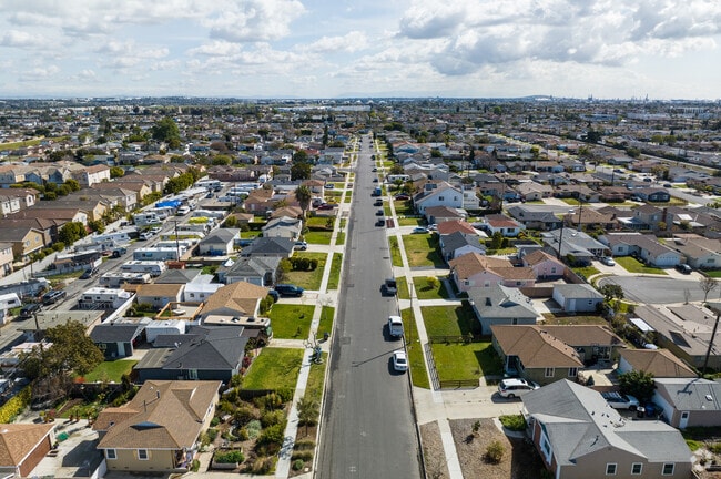 There is a diverse mix of housing in this developing city.