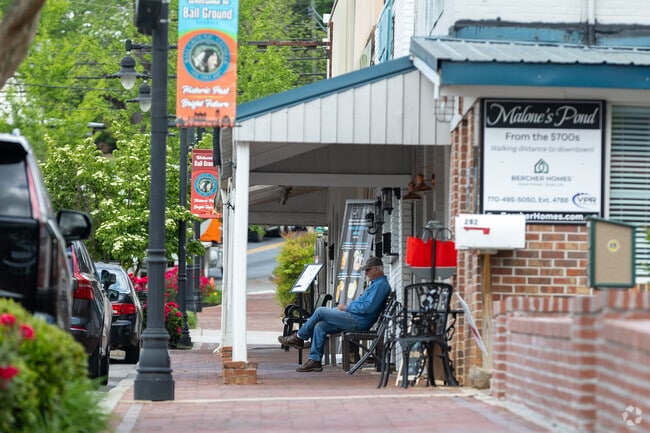Just sitting out on the street enjoying the day in Ball Ground, GA.