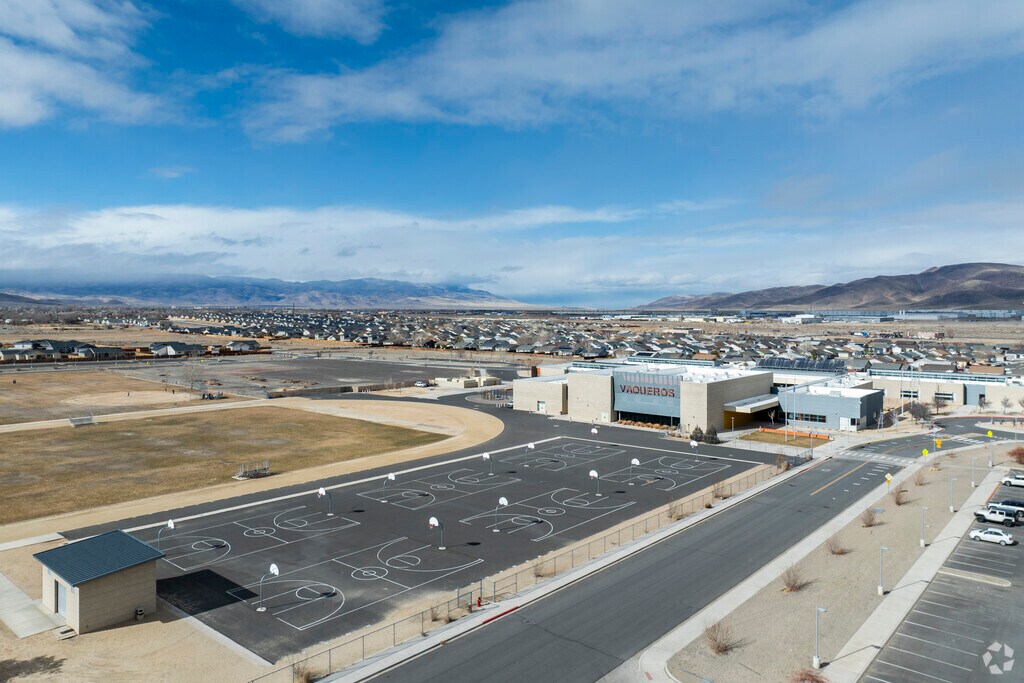 The athletic fields at Silverland Middle School.