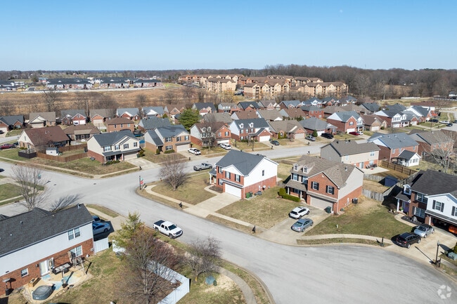 The community has a mix of mid-20th-century homes and new construction.