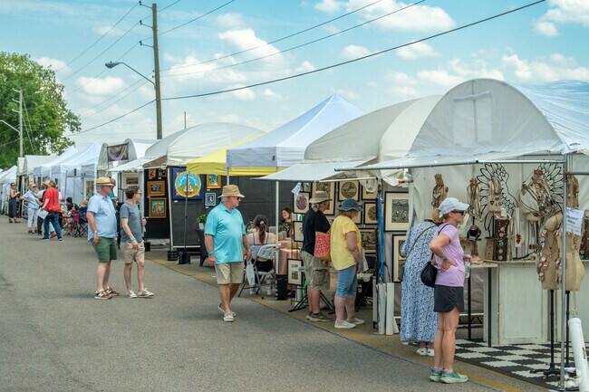 Head on over to Sloss Furnace and check out the Magic City Art Connection near Roosevelt.