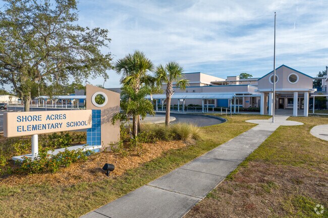Shore Acres Elementary School is an option for younger students of Venetian Isles.