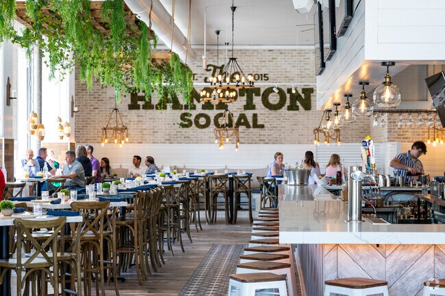 The Hampton Social is a great place to get friends together for lunch in SW Barrington.