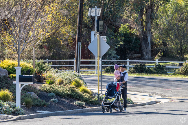 Enjoy the crisp air and quiet beauty of Walnut Heights during a morning stroll.