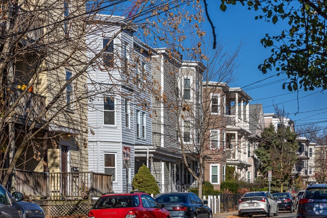 Triple deckers are common in West Somerville.