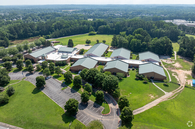 Shakerag Elementary School is currently undergoing a renovation.