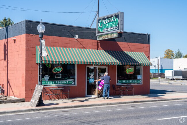Green's Fresh Market offers local produce for the residents of the Hillyard neighborhood.