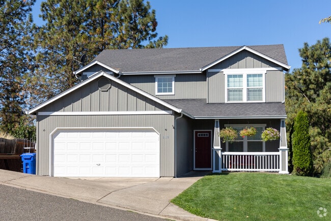 Modern two-story homes are also found in Green.
