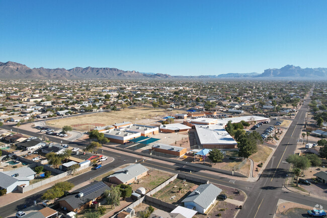 Taft Elementary School is located on Quarterline Road in Mesa.