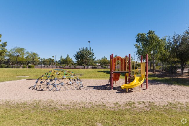 A smaller playground at Playa Del Rey Elementary School in Gilbert is perfect for smaller kids.