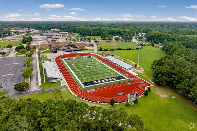 Socastee High School has a large football stadium.
