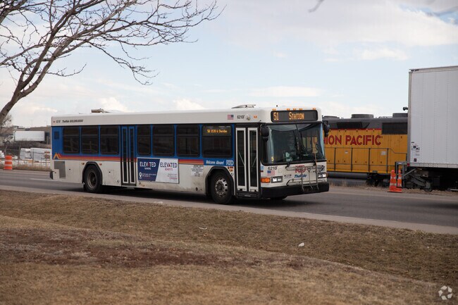 There are plenty of RTD routes through the Sheridan neighborhood.