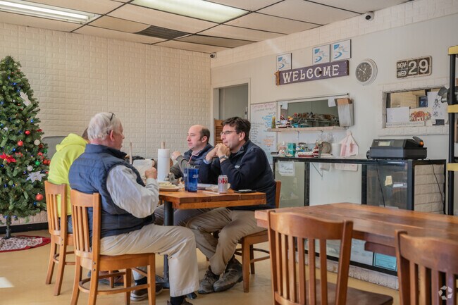 Locals enjoying a meal at Chef T's.