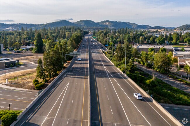 The highway 5 is used to get around the Roseburg area.
