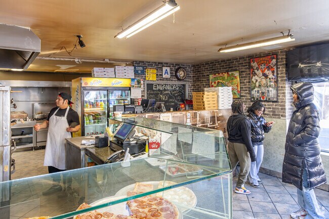 Famous New York Pizza is the main pizza parlor in New Brighton.