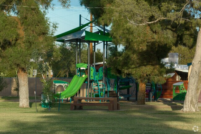 Even the parents enjoy a good slide while playing with their kids at Shaheen Estates Conner Park