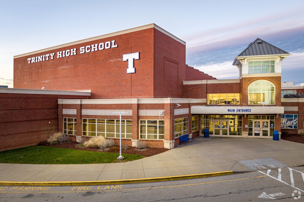 Trinity High School has received an overall B+ grade from Niche.