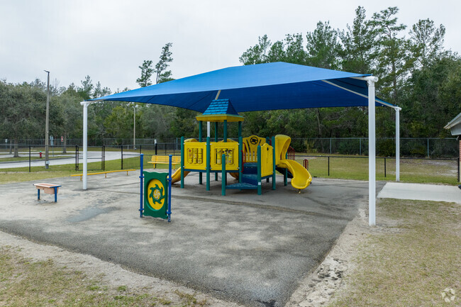 Playgrounds are available to students of Cypress Creek Elementary School in Port Orange.