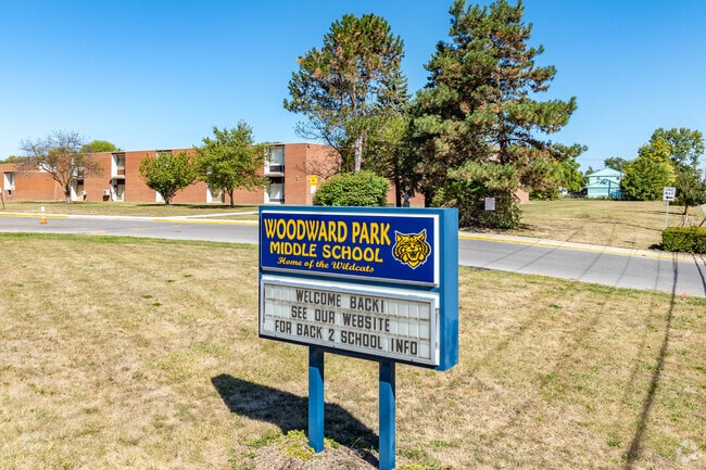 Woodward Park Middle School in Forest Park West is rated C minus by Niche.