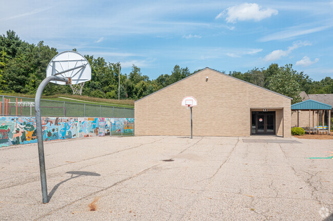 Students can develop their basketball skills at Valley View Elementary School in Rockford, MI.