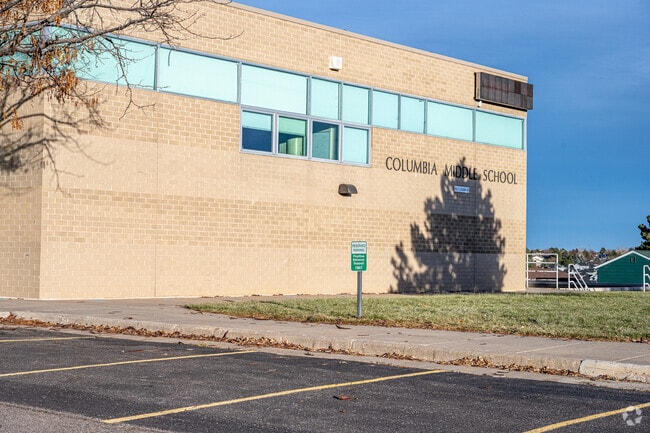 Students and teachers are proud of Columbia Middle School in Aurora, Colorado.