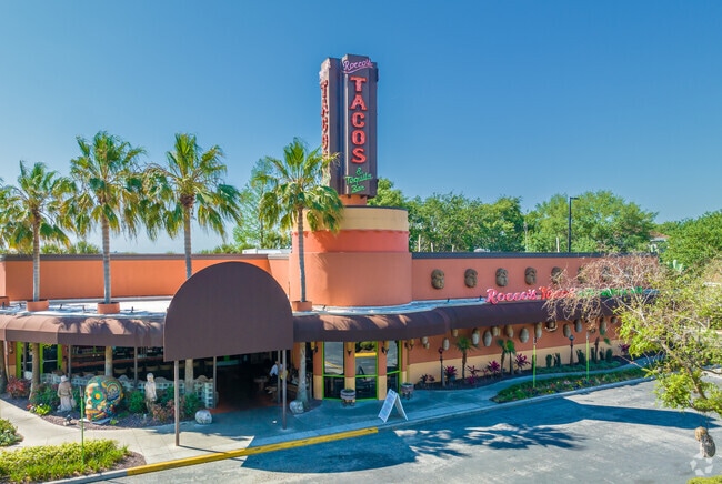 Restaurant row offers a unique dining experience.