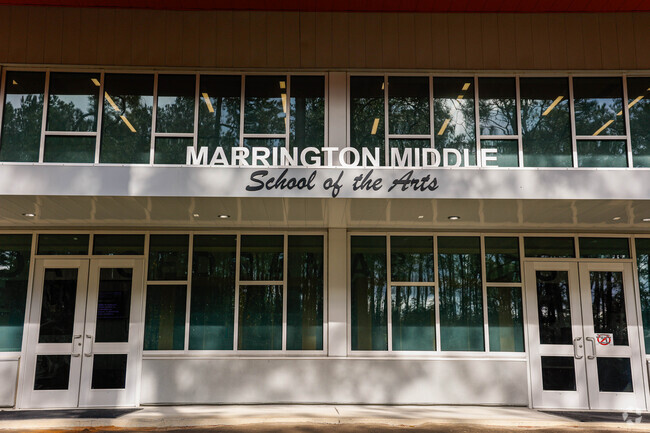 Marrington Middle School Of The Arts is home to the Marrington Monarchs.