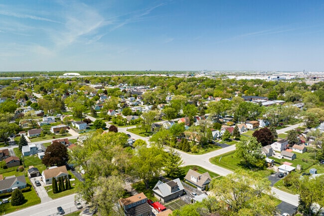 West Grand Ave is a tree-lined retreat just a few miles from Chicago.