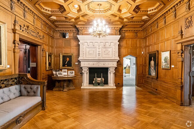 The Filson Historical Society interior has a very classical design in Old Louisville, Kentucky.